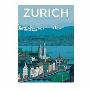 Zurich Switzerland 🇨🇭 Magnet